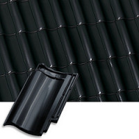 Керамическая черепица Roben Bornholm (Черно-коричневая глазурь (Тобаго))