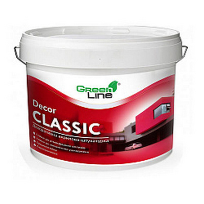 Готовая декоративная акриловая штукатурка Greenline Decor Classic ...